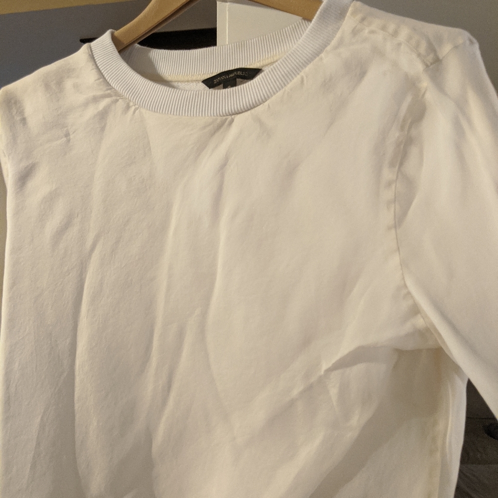 Banana Republic sweatshirt silk & cotton